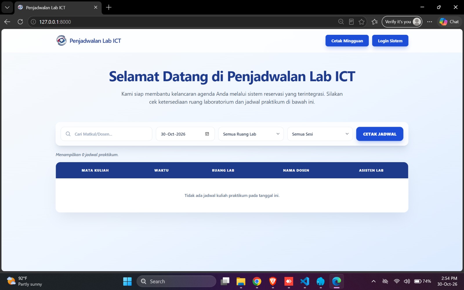 Campus ICT Laboratory Scheduling System